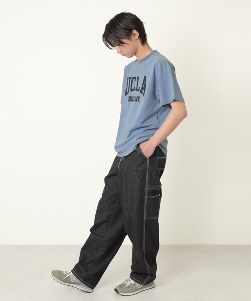 UCLA（ユーシーエルエー）の「【大人向けサイズあり】【UCLA】コットン・半袖カレッジプリントTシャツ（Tシャツ/カットソー・キッズ・ライトブルー/グレー/ホワイト・140cm/150cm/160cm/170cm）」の6枚目の写真