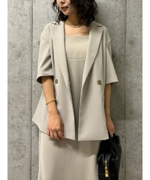 ショートスリーブダブルジャケット【手洗い可能】