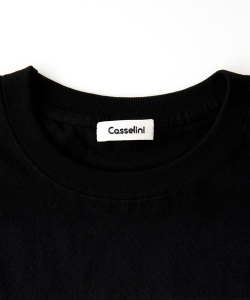 Casselini（キャセリーニ）の「【Casselini】EC限定 Foil daisy print s/s Tee designed by Casselini（Tシャツ/カットソー・レディース・ホワイト/ブラック・M/S）」の6枚目の写真