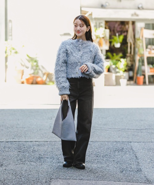 RODE SKO(ロデスコ)の「スタッズサンカクトートバッグ(トートバッグ・レディース・ブラック/ベージュ/ホワイト系その他/グレー・ONE)」の19枚目の写真