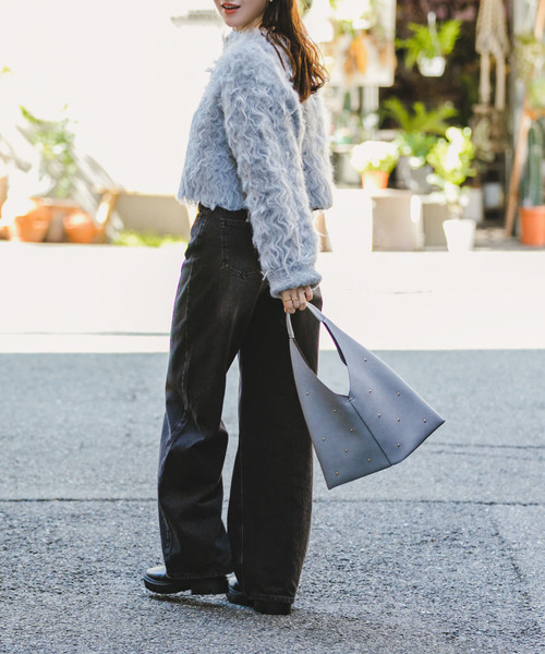 RODE SKO（ロデスコ）の「スタッズサンカクトートバッグ（トートバッグ