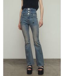 EMODA | カーゴディテールハイウエストフレアパギンス(デニムパンツ)