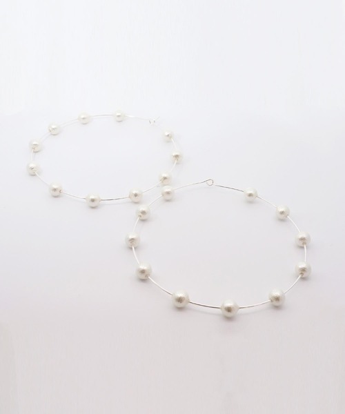 ツルバイマリコオイカワ★完売商品Face(パールサークルピアス) TSURU by Mariko Oikawa（ツルバイマリコオイカワ）の「TSURU by