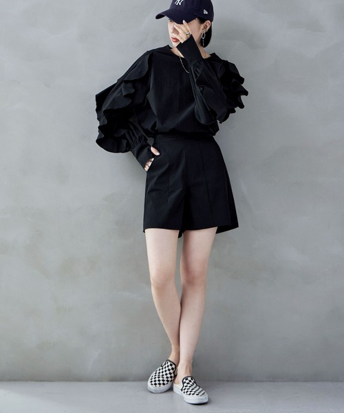 袖フリルラッシュガード（ラッシュガード）｜etoll.（エトル）の