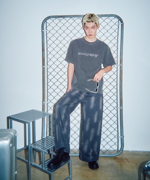 codegraphy（コードグラフィー）の「【日本限定商品】Codegraphy Logo Pigment Tee（Tシャツ/カットソー・メンズ・ホワイト/ブラック/グリーン/ピンク/サックスブルー・MEDIUM/LARGE/X-SMALL/SMALL）」の15枚目の写真