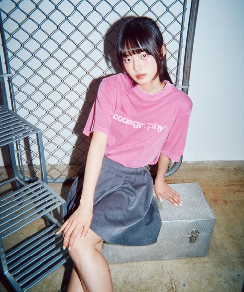 codegraphy（コードグラフィー）の「【日本限定商品】Codegraphy Logo Pigment Tee（Tシャツ/カットソー・メンズ・ホワイト/ブラック/グリーン/ピンク/サックスブルー・MEDIUM/LARGE/X-SMALL/SMALL）」の16枚目の写真