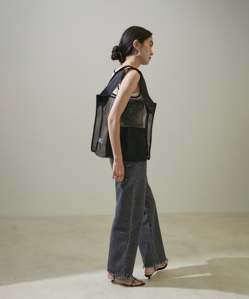 Speedo(スピード)の「【Water Side】【Speedo(スピード)】Voyage Mesh Tote/メッシュトート(トートバッグ・レディース・ブラック・FREE)」の3枚目の写真
