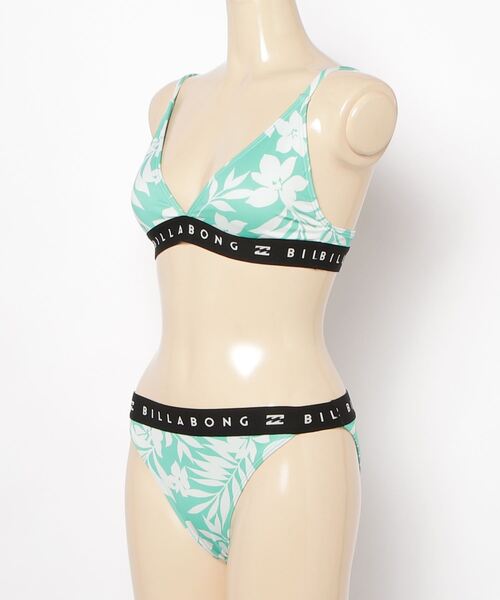 BILLABONG（ビラボン）の「BILLABONG/ビラボン ビキニ ノンワイヤー BE01C-800（水着・レディース・ブラック/ホワイト×グリーン/ブラック×ホワイト・L/M）」の4枚目の写真