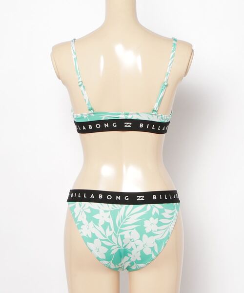 BILLABONG（ビラボン）の「BILLABONG/ビラボン ビキニ ノンワイヤー BE01C-800（水着・レディース・ブラック/ホワイト×グリーン/ブラック×ホワイト・L/M）」の5枚目の写真