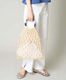 a.v.v | ペーパーメッシュバッグ(かごバッグ)