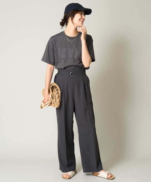 a.v.v（アーヴェヴェ）の「ペーパーメッシュバッグ（かごバッグ・レディース・ブラック/アイボリー/ベージュ・38）」の14枚目の写真