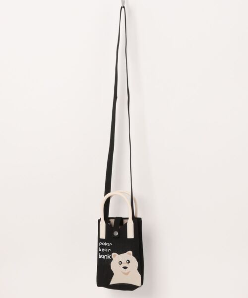 salle de bal(サルデバル)の「POLAR BEAR BANK / ポーラーベアバンク スマホニットショルダー スマホホルダー スマホショルダー PBB 040 MMI(ショルダーバッグ・レディース・ライトグレー/ダークブルー/ネイビー/アイボリー/ブラック/グレー・FREE)」の10枚目の写真