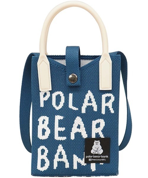 salle de bal(サルデバル)の「POLAR BEAR BANK / ポーラーベアバンク スマホニットショルダー スマホホルダー スマホショルダー PBB 040 MMI(ショルダーバッグ・レディース・ライトグレー/ダークブルー/ネイビー/アイボリー/ブラック/グレー・FREE)」の12枚目の写真