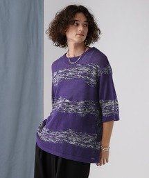 HARE | グランジボーダーニット(HARE)(ニット/セーター)