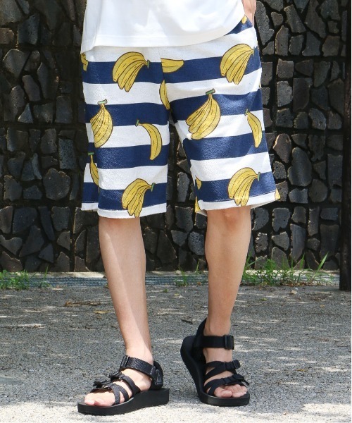 CRAFT STANDARD BOUTIQUE(クラフトスタンダードブティック)の「ミニ裏毛プリントショーツ(その他パンツ・メンズ・C/D/E/F/A/B・M/L/XL)」の1枚目の写真