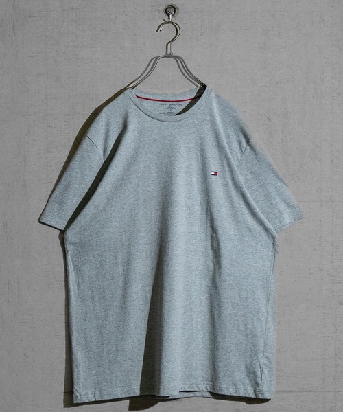 TOMMY HILFIGER（トミーヒルフィガー）の「【D】〔TOMMY HILFIGER〕ワンポイント フラッグ刺繍 クルーネックTシャツ  CORE FLAG CREW NECK TEE（Tシャツ/カットソー・メンズ・ブラック/ヘザーグレー/ホワイト/ネイビー・SMALL/MEDIUM/LARGE）」の8枚目の写真