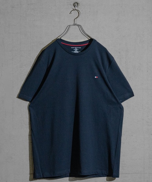 TOMMY HILFIGER（トミーヒルフィガー）の「【D】〔TOMMY HILFIGER〕ワンポイント フラッグ刺繍 クルーネックTシャツ  CORE FLAG CREW NECK TEE（Tシャツ/カットソー・メンズ・ブラック/ヘザーグレー/ホワイト/ネイビー・SMALL/MEDIUM/LARGE）」の6枚目の写真