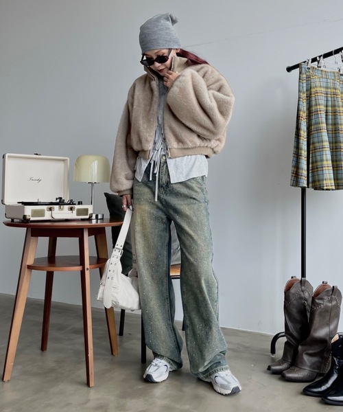 むぎベティー Wベルト付き2WAYヴィンテージ風バッグ（ショルダーバッグ