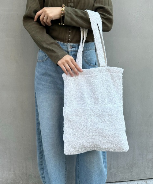 CIAOPANIC TYPY（チャオパニックティピー）の「新色登場！！≪よもセレクト！≫【A4サイズ対応】カラビナ付きスパンコールトートバッグ（トートバッグ・レディース・ホワイト/ブラック/ミント/シルバー/グレー/ブラウン・ONE SIZE）」の16枚目の写真