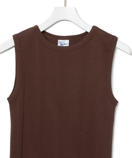 トップス ADAM ET ROPE Miller for ADAM ET ROPE'】別注SLEEVELESS TEE（タンクトップ