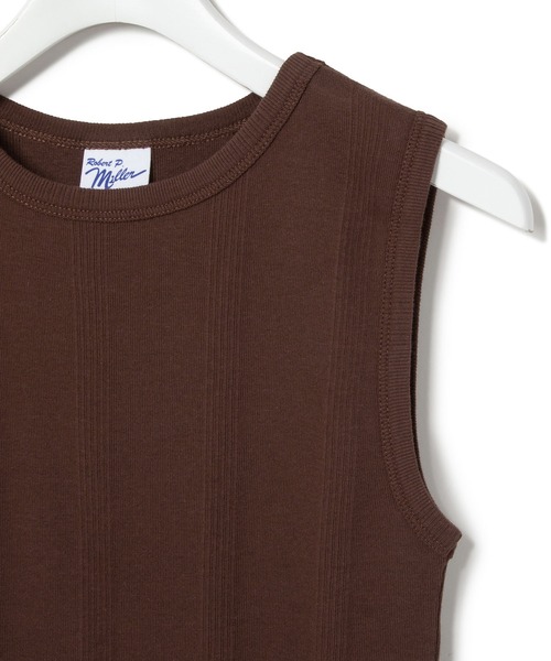 MILLER（ミラー）の「【Miller for ADAM ET ROPE'】別注SLEEVELESS TEE（タンクトップ・レディース・ブラウン/ラベンダー・FREE）」の13枚目の写真