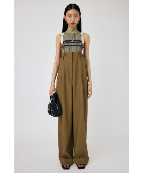MOUSSY(マウジー)の「SUSPENDER PAPER BAG オールインワン(つなぎ/オールインワン・レディース・ブラウン/グレー系その他・1/2)」の5枚目の写真