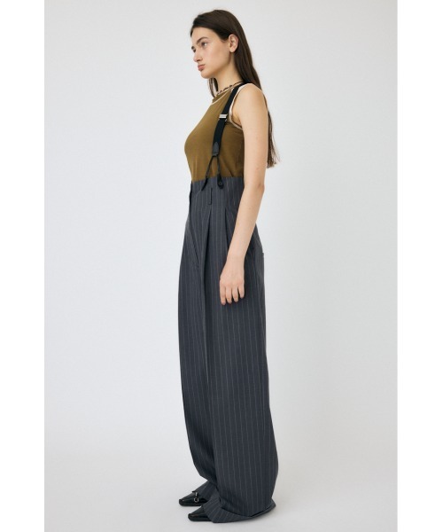 MOUSSY(マウジー)の「SUSPENDER PAPER BAG オールインワン(つなぎ/オールインワン・レディース・ブラウン/グレー系その他・1/2)」の18枚目の写真