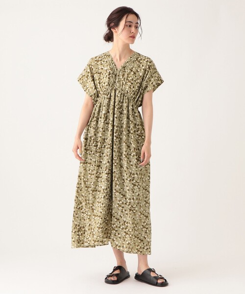 デイリーファンクション Vネックタックワンピース(セットアップ可)