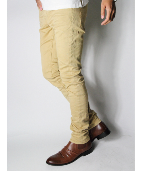 JACKROSE（ジャックローズ）の「ストレッチチノテーパードパンツ（チノパンツ・メンズ・ブラック/ホワイト/ベージュ・L/M/XL/S）」の20枚目の写真