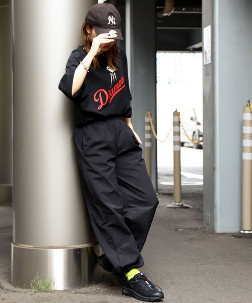 ZIP FIVE(ジップファイブ)の「【ZIP FIVE】【DIAMOND】 チームロゴ風 ビッグシルエット ラグラン 半袖プリント Tシャツ(Tシャツ/カットソー・メンズ・ホワイト/オートミール/ブラック/ホワイト×ブラック/ブルー/アイボリー系・MEDIUM/LARGE/X-LARGE)」の21枚目の写真