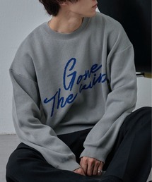 ハンドペイントジャガードニット