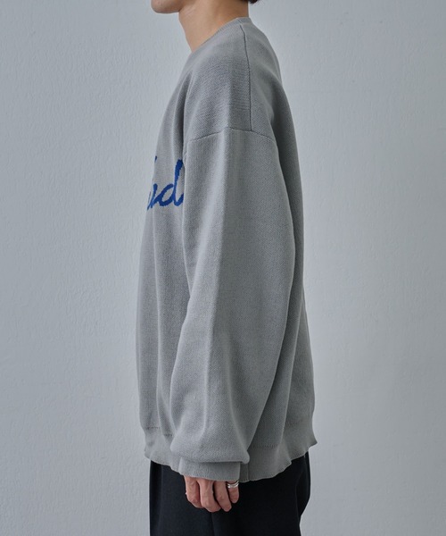 COLONY 2139(コロニートゥーワンスリーナイン)の「ハンドペイントジャガードニット(ニット/セーター・メンズ・グレー/ブラック・MEDIUM/LARGE)」の18枚目の写真