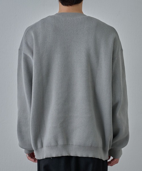 COLONY 2139(コロニートゥーワンスリーナイン)の「ハンドペイントジャガードニット(ニット/セーター・メンズ・グレー/ブラック・MEDIUM/LARGE)」の19枚目の写真