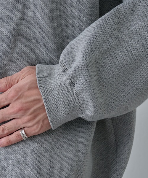 COLONY 2139(コロニートゥーワンスリーナイン)の「ハンドペイントジャガードニット(ニット/セーター・メンズ・グレー/ブラック・MEDIUM/LARGE)」の21枚目の写真