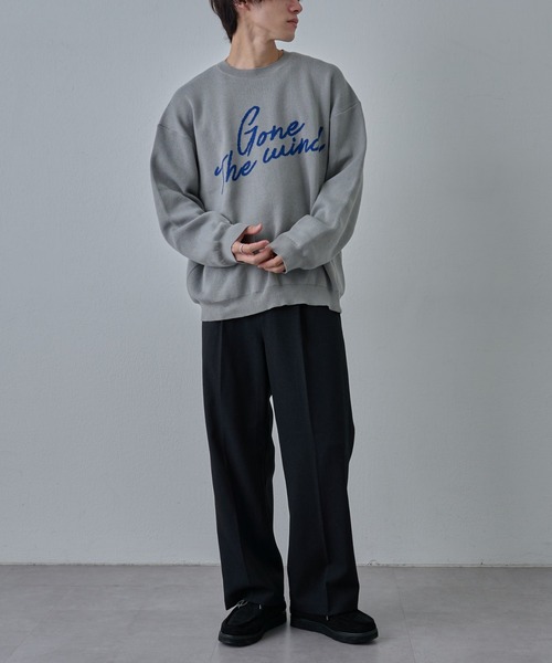 COLONY 2139(コロニートゥーワンスリーナイン)の「ハンドペイントジャガードニット(ニット/セーター・メンズ・グレー/ブラック・MEDIUM/LARGE)」の13枚目の写真