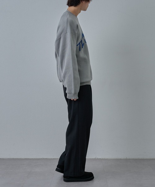 COLONY 2139(コロニートゥーワンスリーナイン)の「ハンドペイントジャガードニット(ニット/セーター・メンズ・グレー/ブラック・MEDIUM/LARGE)」の16枚目の写真