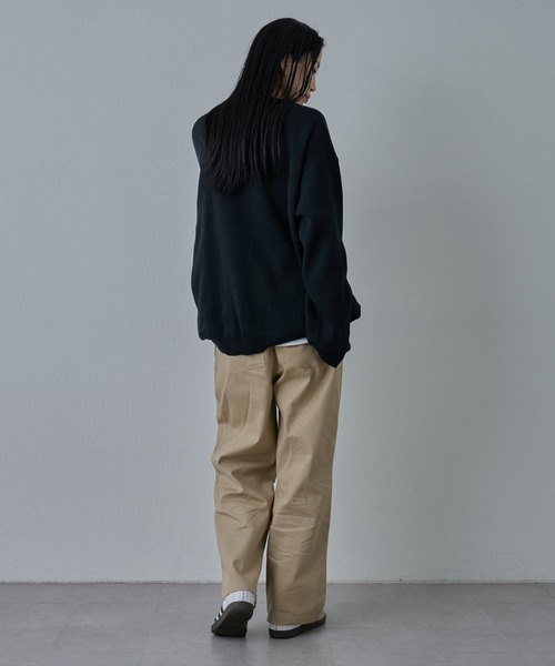 COLONY 2139(コロニートゥーワンスリーナイン)の「ハンドペイントジャガードニット(ニット/セーター・メンズ・グレー/ブラック・MEDIUM/LARGE)」の6枚目の写真