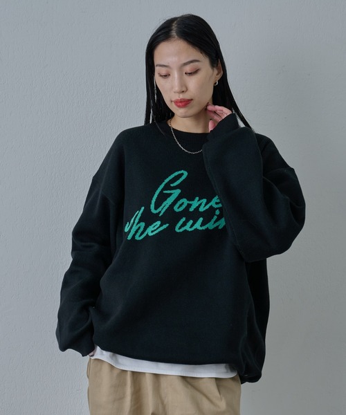 COLONY 2139(コロニートゥーワンスリーナイン)の「ハンドペイントジャガードニット(ニット/セーター・メンズ・グレー/ブラック・MEDIUM/LARGE)」の22枚目の写真