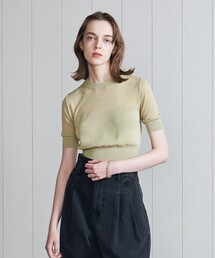 【美品】H ビューティーアンドユース ジグザグ ショートスリーブ サマーニット 86450327_b_01_215.jpg