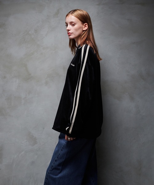 セール】VELOUR LONG SLEEVE GAME SHIRT/ベロアロングスリーブ