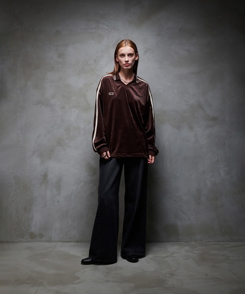 tシャツ VELOUR POLO ロングスリーブTシャツ レディース c-2303-WMPOKNINCU20697_13.jpg
