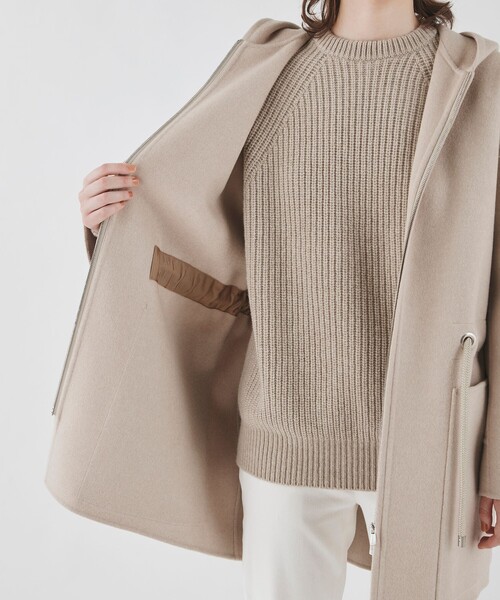 ダブルフェイス フーデットコート（モッズコート）｜GALERIE VIE