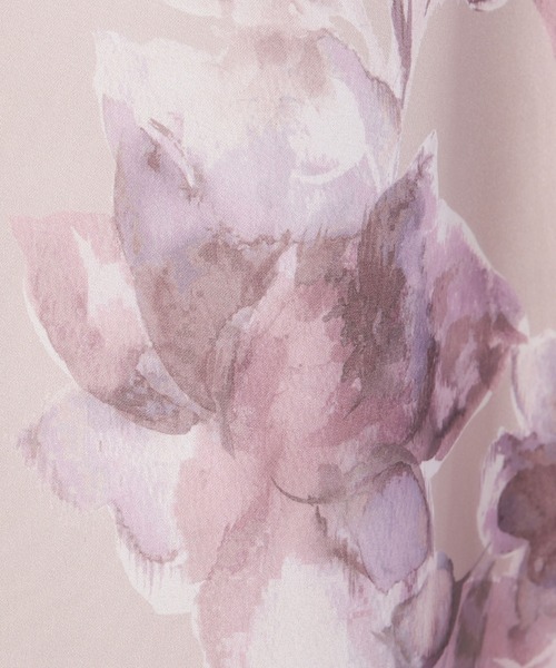 LAISSE PASSE(レッセパッセ)の「クラシカルフラワープリントスカート(スカート・レディース・ダークグレー/ライトベージュ・SMALL/MEDIUM)」の10枚目の写真