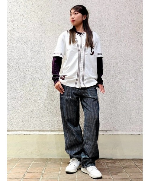 GAP(ギャップ)の「Gapロゴ ベースボールジャージー(ユニセックス)(シャツ/ブラウス・メンズ・ホワイト/ブラック/ブルー系その他・S/M/L/XL/XS)」の19枚目の写真