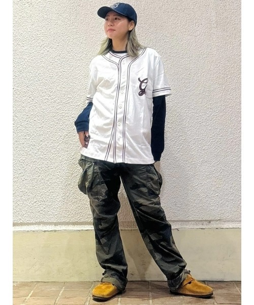 GAP(ギャップ)の「Gapロゴ ベースボールジャージー(ユニセックス)(シャツ/ブラウス・メンズ・ホワイト/ブラック/ブルー系その他・S/M/L/XL/XS)」の20枚目の写真