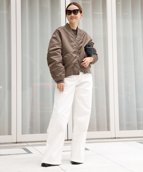 Deuxieme Classe（ドゥーズィエムクラス）の「*GENIAL BIO MA-1（MA-1・レディース・カーキ・FREE）」の9枚目の写真