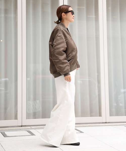 Deuxieme Classe（ドゥーズィエムクラス）の「*GENIAL BIO MA-1（MA-1・レディース・カーキ・FREE）」の10枚目の写真