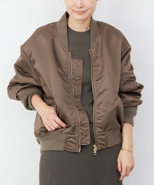 Deuxieme Classe（ドゥーズィエムクラス）の「*GENIAL BIO MA-1（MA-1・レディース・カーキ・FREE）」の13枚目の写真