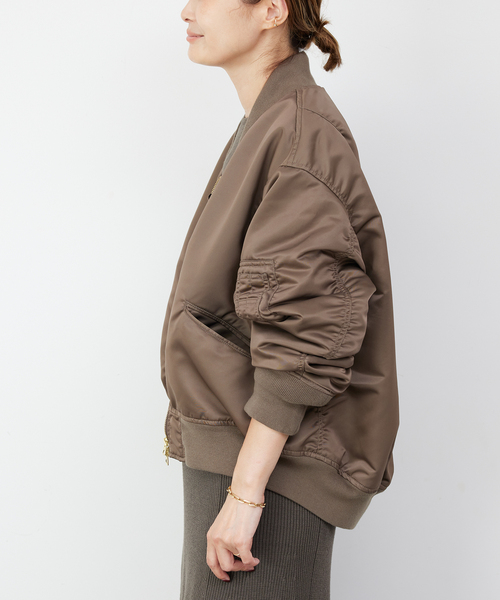 Deuxieme Classe（ドゥーズィエムクラス）の「*GENIAL BIO MA-1（MA-1・レディース・カーキ・FREE）」の14枚目の写真