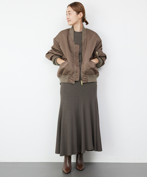 Deuxieme Classe（ドゥーズィエムクラス）の「*GENIAL BIO MA-1（MA-1・レディース・カーキ・FREE）」の17枚目の写真